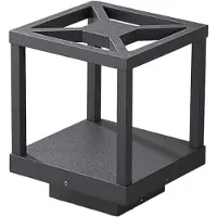 LUCANDE Buitenverlichting , Lealan, Zwart, Terras, Aluminium, Modern