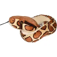 Wild republic Knuffel - 137 cm - Birmese Pythonslang - - OneSize - Knuffels