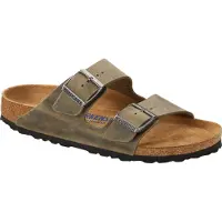 Birkenstock Muiltjes 'Arizona' kaki