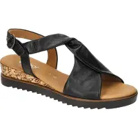 Gabor -Dames - zwart - sandalen - maat 41