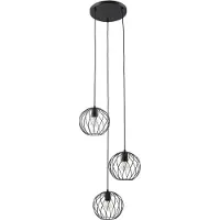LINDBY Hanglampe , Danika, dimbare, Zwart, Woonkamer, Metaal, Modern