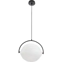 LUCANDE Hanglampe , Helva, dimbare, Wit, Woonkamer, Kunststof, Scandinavisch