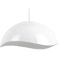Present Time Hanglamp Waved - Wit - Ø50cm - Scandinavisch - Hanglampen Eetkamer, Slaapkamer, Woonkamer