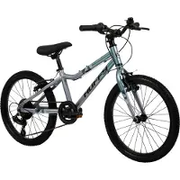HUFFY Literide Kinderfiets - Jongens - 20 inch - Turquoise Zilver - 7 versnellingen