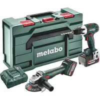 Metabo Combo Set 2.4.1 | Accu machineset 18V in metaBOX met BS 18 LT en W 18 L 9-125 Quick (2x 4.0Ah accu + lader) - 685206510