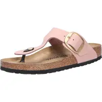 Birkenstock Teenslipper 'Gizeh Lenb' goud / rosé / zwart