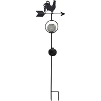 Star Trading LED solarlamp Windy, toont de windrichting