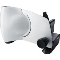 Steba AS200 Snijmachine - Solinger RVS 2-in 1 mes geschikt voor ham en kaas met Ø 170 mm - 110 Watt - Inox/Zwart