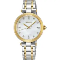 Seiko SRZ532P1 Dameshorloge Bicolor Diamant