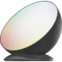 Calex Slimme LED Tafellamp - Wifi Mood light - Smart Sfeerverlichting - RGB en Warm Wit Licht - Zwart