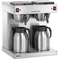 Bartscher Koffiemachine Contessa Duo - 2 Thermoskannen - 2x 13 Kopjes - 430x400x520mm - Horeca Koffiemachine - Koffieapparaat