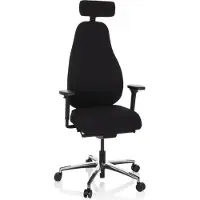 Hjh OFFICE RESISTIO - High end bureaustoel Zwart