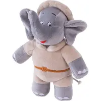 Jazwares Knuffelbeest met geluid, »Benjamin Blümchen, Benjamin op safari, ca. 22 cm«