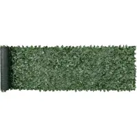 OEM VEVOR privacy-scherm 990x4010mm, kunstmatig groen scherm van klimop met een netstof achterkant en versterkte verbindingen, kunstmatige haag met wijnbladeren als decoratie voor tuin, terras of balkon