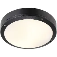 Nordlux Zwarte plafondlamp Desi Ø 27,5cm