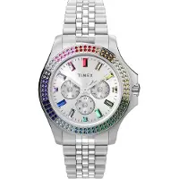 Timex Kaia Dames Horloge Zilverkleurig TW2W33000