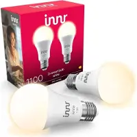 Innr Smart lamp E27 | Peer A60 | Mat | 2700K | Zigbee | 10.4W | 2 stuks