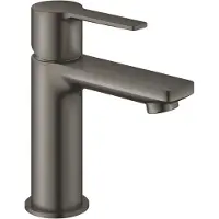 GROHE Wastafelmengkraan Lineare New Xs-Size Push Open Hard Graphite Geborsteld