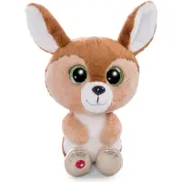 Nici glubschis pluchen knuffel reekalf feena, 15cm