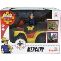 Simba - Speelgoedvoertuig Brandweerman Sam - Quadbike Mercury met Brandweerman Sam - vanaf 3 jaar