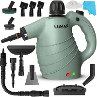 LUMAN Stoomreiniger – 16-in-1, Incl. Accessoires – 1050 W – 450 ml – Groen