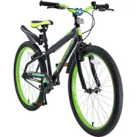 Bikestar Urban Jungle kinderfiets 24 inch zwart unisex