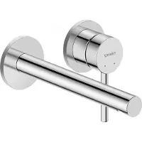 Duravit Circle - Inbouw wastafelkraan, 2-gats installatie, chroom CE1070004010