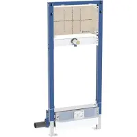 Geberit Duofix - Voorwandinstallatie voor douche, hoogte 1,30 m, met wandafvoer, inbouwwandaansluiting, voor afwerkvloerhoogte bij inlaat 90-200 mm 111.580.00.2