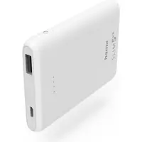 Hama Powerbank Slim 5hd 5000 Mah Wit (00201667)