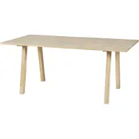 Woood Tablo Tafelblad Incl. A-Poot - onbehandeld - Eiken - 74,4x220x90