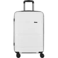 D & n lederwaren Trolley 'Travel Line 4300' zwart / wit