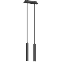 Arcchio Hanglampe , Franka, Zwart, Woonkamer, Metaal, Modern