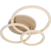 FISCHER&HONSEL GMBH LED-plafondlamp Gelder, dimbaar, Woon-/ Eetkamer, metaal, Modern, LED plafondlamp