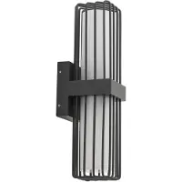 LUCANDE Buitenverlichting , Chandan, dimbare, Zwart, Terras, Aluminium, Modern