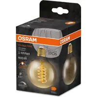 Osram LED lamp E27 | Globe G80 | Vintage 1906 Spiral | Goud | 2200K | Dimbaar | 7W (48W)