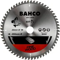 Bahco Cirkelzaagblad Met 60 Tanden Voor Afkortzagen In Hout 305 Mmx30 Mm