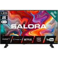 Salora SMART24TV - Smart TV - 24 inch HD Ready 1366x768 - Android TV - Zwart
