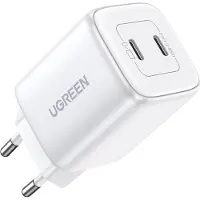 UGREEN GaN - snellader - - 2 - x - USB-C - 45W - QC - PD - - CD294 - wit