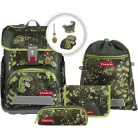 Step by step Cloud Schooltas set 5-delig groente