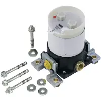 Kludi Flexx.Boxx, basisset DN 20 voor vloerinstallatie, mengkraan voor bad en douche, artikelnummer 88088