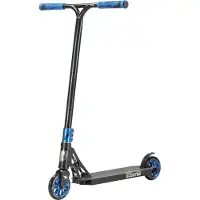Star Scooter Freestyle Jump alu stuntstep, 120mm Pro Trick Roller, zwart blauw unisex