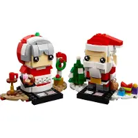 LEGO Brickheadz 40274 Kerstman en kerstvrouw