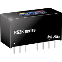 Recom RS3K-2412DZ/H3 DC/DC-converter, print 24 V 12 V 0.125 A 3 W Aantal uitgangen: 2 x Inhoud 1 stuk(s)
