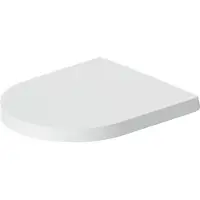 Duravit ME by Starck WC-zitting - 43.8x37.4x4cm - compact - softclose - quickrelease - zijdemat wit 0020193200