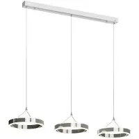 LUCANDE Hanglampe , Lyani, dimbare, Metallic, Woonkamer, Metaal, Modern
