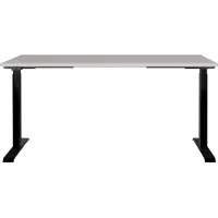 Germania GW-Mailand Hoogteverstelbaar Zit-sta-bureau Beige T-Voet 1,600 (B) x 800 (D) x 1,200 (H) mm Spaanplaat, metaal