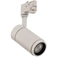 Arcchio Nanna LED railspot wit 4000K 21W, wit / opaal, Werkkamer / Kantoor, Aluminium, railverlichting