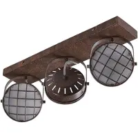 LINDBY Plafondlamp , Tamin, dimbare, Roestbruin, Woonkamer, Metaal, Industrieel
