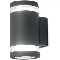 Elstead Lighting LED Wand Buitenlamp Magnus | 5.7W 3000K 830 | IP44 | Dimbaar | Graphite