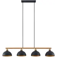 LINDBY Hanglampe , Tirzana, dimbare, Zwart, Woonkamer, Metaal, Vintage / Retro